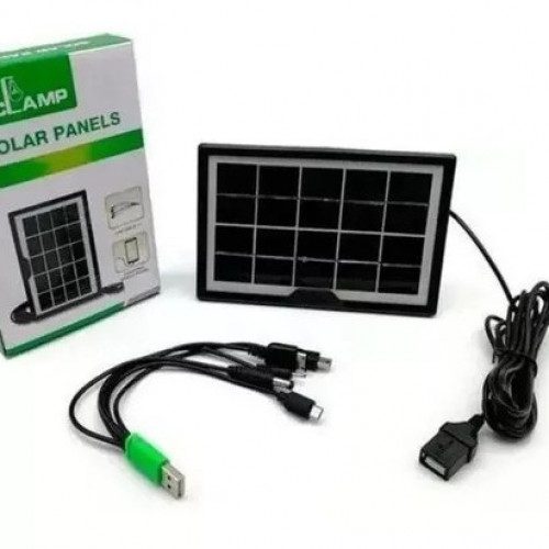 CARGADOR PARA CELULAR DE PANEL SOLAR 4 WATTS