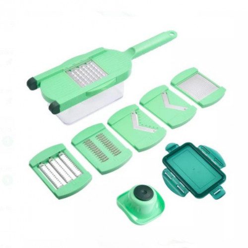 2940592133799_2370517240409141820.jpg PICADORA VERDURAS 6 CUCHILLAS INTERCAMBIABLES