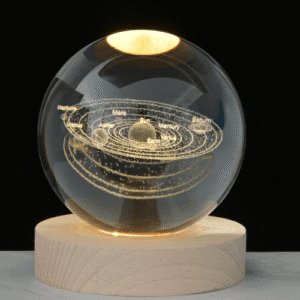 LAMPARA NOCTURNA DE BOLA DE CRISTAL DE GALAXIA 3D