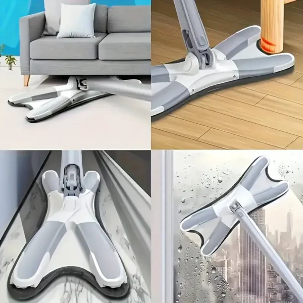 TRAPERO EN X DE MICROFIBRA