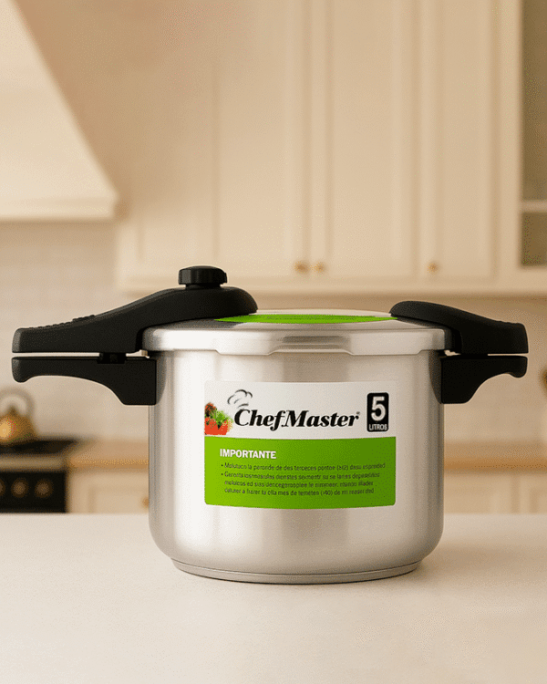 OLLA DE PRESION 5 LITROS CHEF MASTER