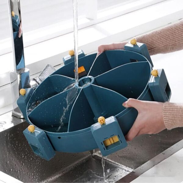 DISPENSADOR DE ALIMENTOS GIRATORIO 6 COMPARTIMIENTO