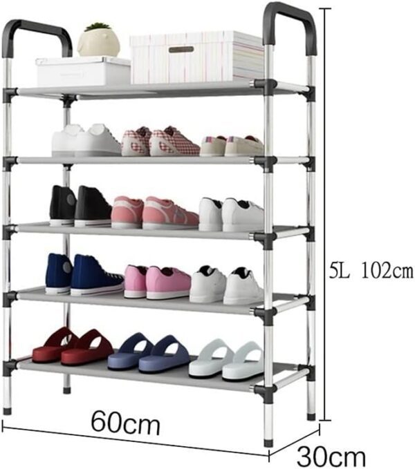 ORGANIZADOR DE ZAPATOS 5 NIVELES ZAPATERO PRACTICO AJUSTABLE