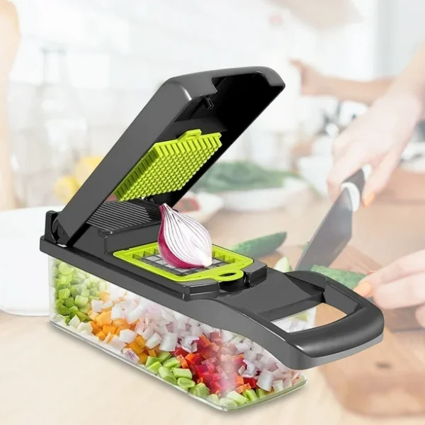 CORTADOR RALLADOR CHOPPER FRUTAS PICADOR VERDURAS MANUAL