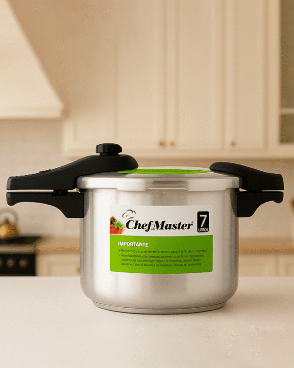 OLLA DE PRESION 7 LITROS CHEF MASTER