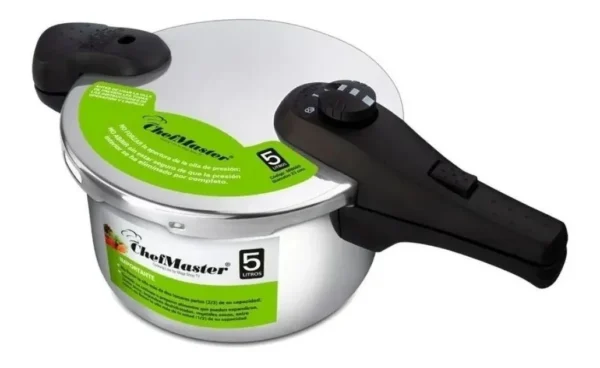 OLLA DE PRESION 5 LITROS CHEF MASTER