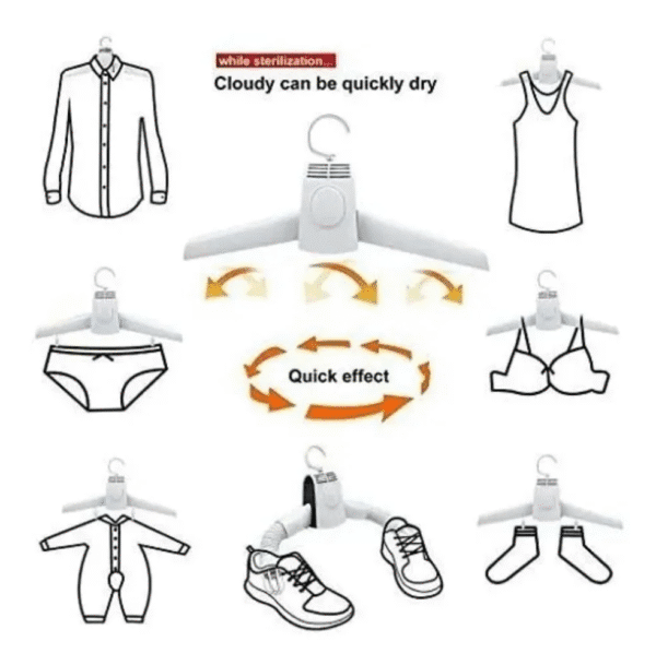 SECADOR VIAJERO PARA ROPA GANCHO