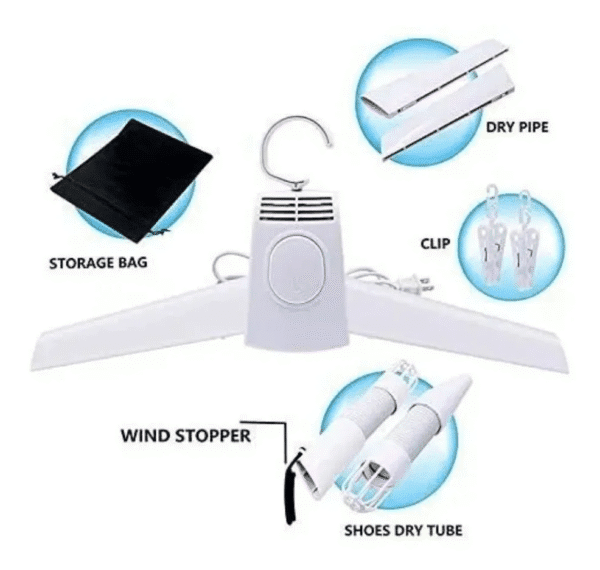 SECADOR VIAJERO PARA ROPA GANCHO