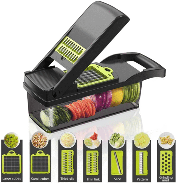 CORTADOR RALLADOR CHOPPER FRUTAS PICADOR VERDURAS MANUAL