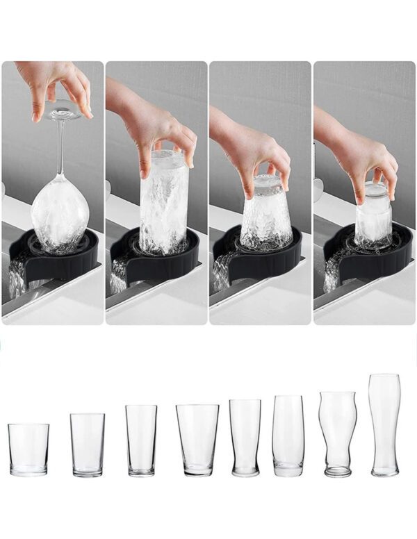 limpiador-de-vasos-de-vidrio-para-hogar-cocina-enjuagadora-de-vasos (1) GRIFO AUTOMÁTICO PARA LAVADO FREGADERO VASOS COCINA ENJUAGADOR