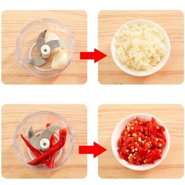 PICADORA RECAGABLE MINI PARA VERDURAS