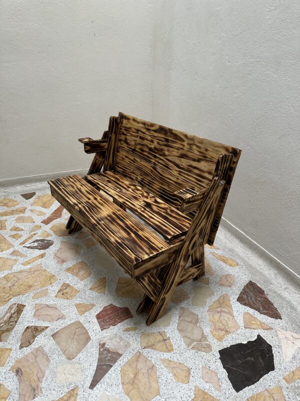 🪵Mesa Banca Convertible de Pino Canadiense | 3 Acabados | Envío gratis