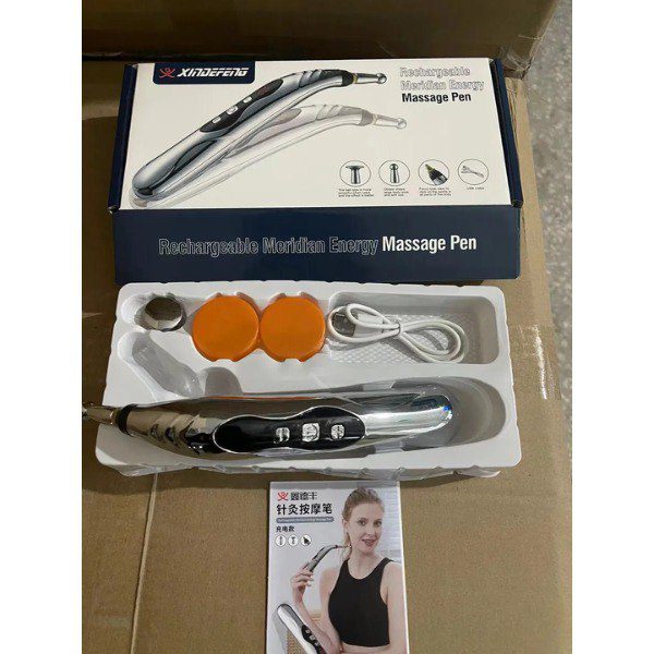 💆‍♂️ Bolígrafo de Acupuntura 3 en 1 Recargable | Alivio, Energía y Bienestar en tus Manos