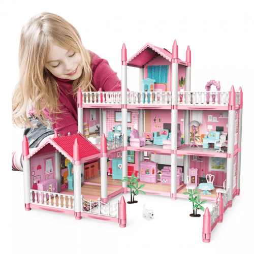 🏰CASA DE JUGUETE MEDIANA DE 3 PISOS PARA NIÑAS | Diversión, Creatividad y Fantasía sin Límites