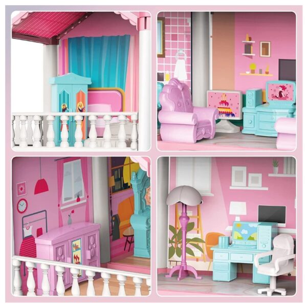 🏰CASA DE JUGUETE GRANDE PARA NIÑAS 4 PISOS | Sueños, Fantasía y Diversión Sin Fin