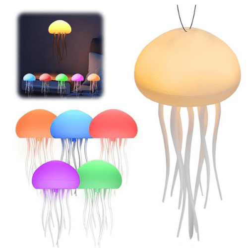 🪼 LÁMPARA MEDUSA LED | Iluminación Decorativa con Estilo Mágico y Moderno