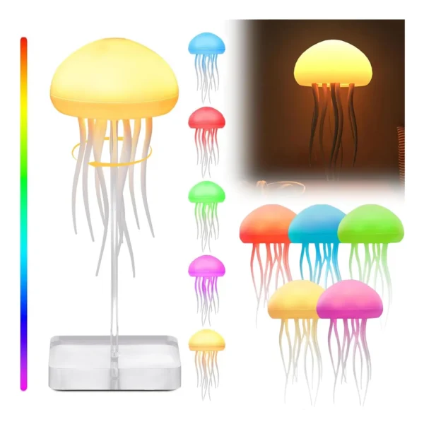 🪼 LÁMPARA MEDUSA LED | Iluminación Decorativa con Estilo Mágico y Moderno