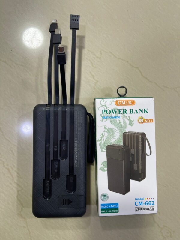 POWER BANK CM-662 8 🔋 Power Bank CMiK CM-662 de 20000mAh | Energía Portátil para tus Aventuras