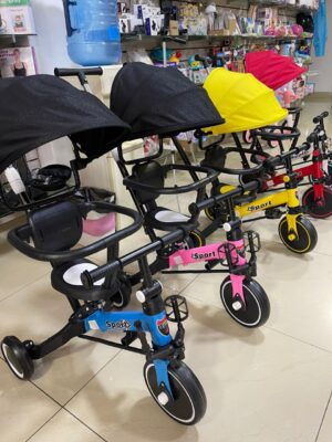 TRICICLOS 6 EN 1 NUEVOS 2 Triciclo Evolutivo 6 en 1 con Sombrilla | Comodidad y Diversión para Cada Etapa