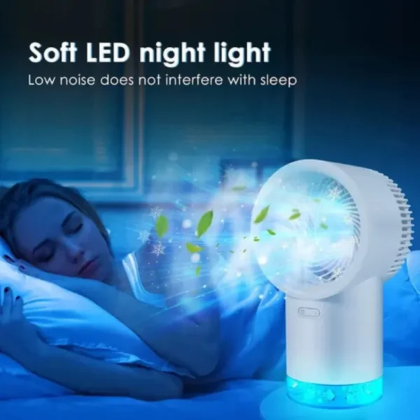 🌬️ VENTILADOR DIFUSOR PORTÁTIL | Frescura, Eficiencia y Comodidad en un Solo Dispositivo