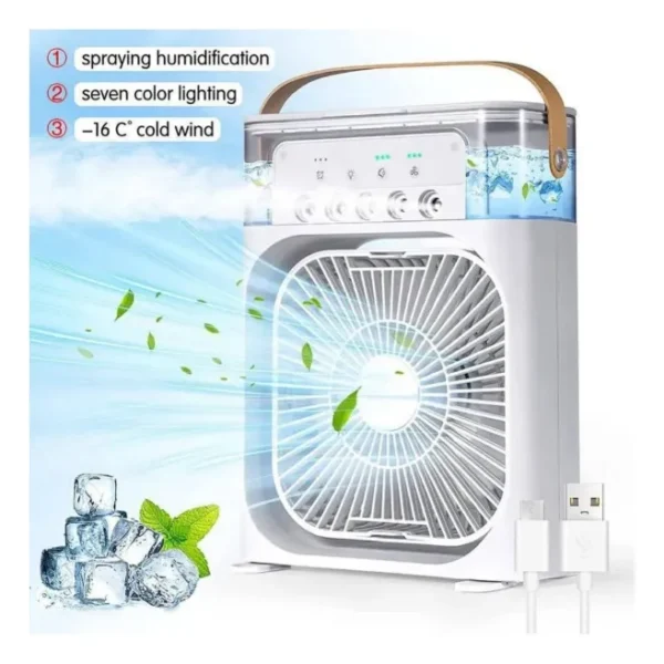 🌬️ VENTILADOR ELÉCTRICO DE ESCRITORIO COOLER | Potencia, Frescura y Comodidad al Instante