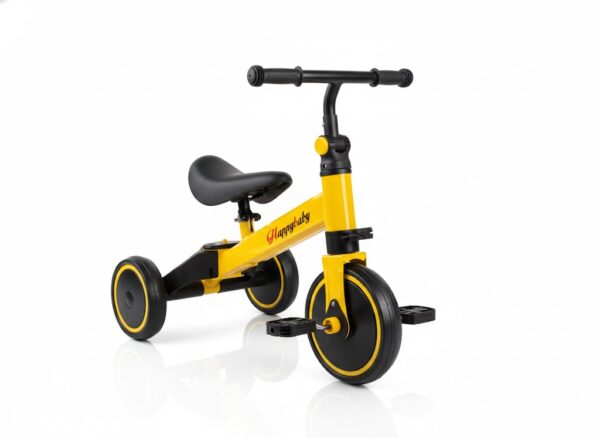 3 EN 1 AMARILLO Bicicleta Triciclo 3 en 1 para Niños | Triciclo Evolutivo, Equilibrio y Diversión en un Solo Producto