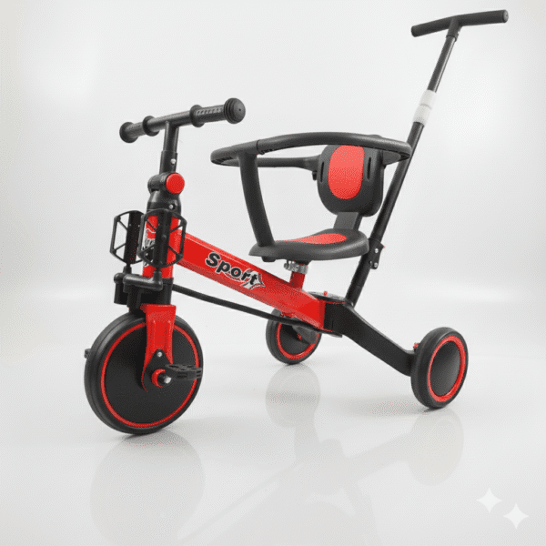 Bicicleta Triciclo 5 en 1 para Niños | Triciclo Evolutivo, Equilibrio y Diversión en un Solo Producto